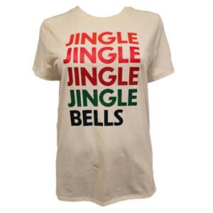 Women's Short Sleeve Tee/Sleep Shirt Christmas Size M